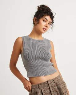 Acid Rave Rib Knit Top