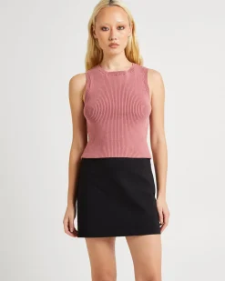 Acid Rave Rib Knit Top