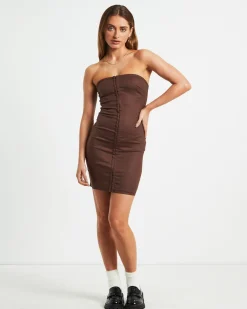 Ada Mini Dress Mocha