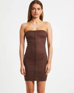 Ada Mini Dress Mocha