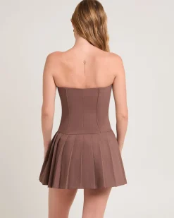 Addison Pleated Mini Dress