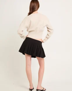 Addison Pleated Mini Skirt