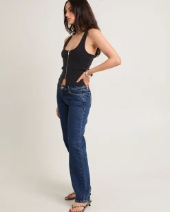 Addison Racer Top