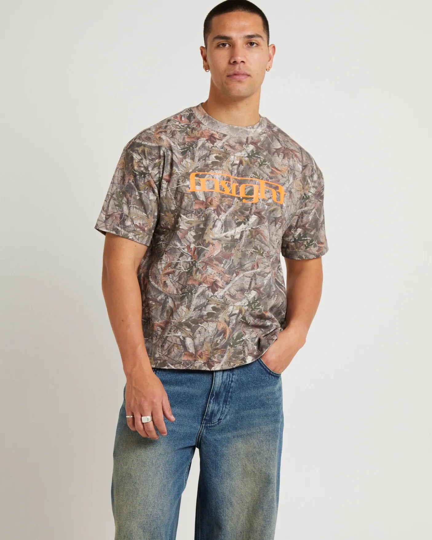 Admission Cropped Camo T-Shirt