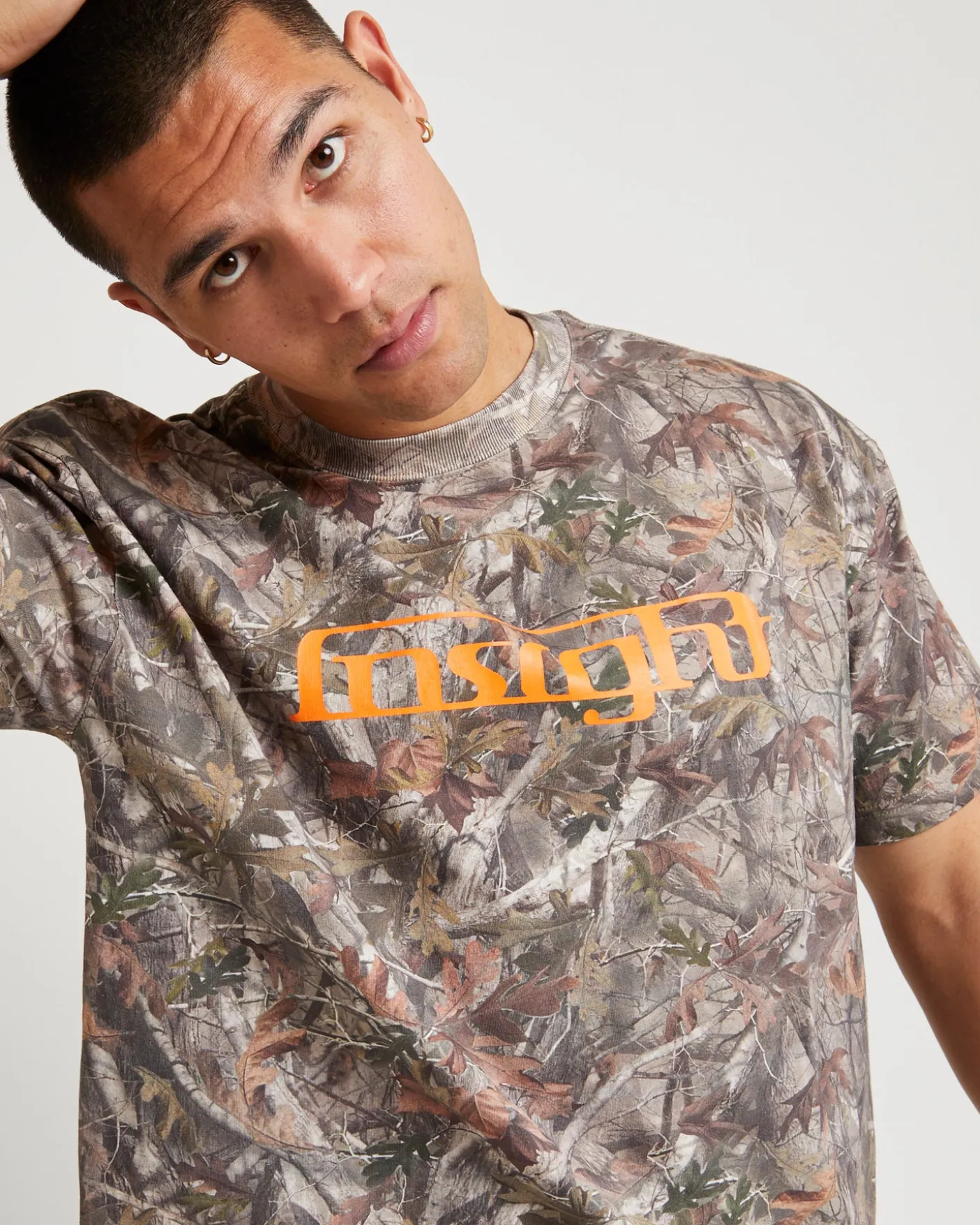Admission Cropped Camo T-Shirt