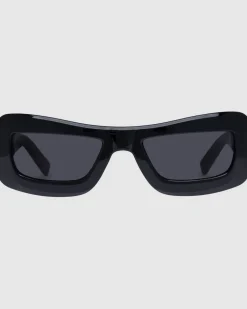 Afends X Le Specs Armour Sunglasses Black