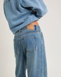Alexa Mid Rise Relaxed Denim Jeans