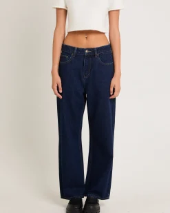 Alexa Mid Rise Relaxed Denim Jeans