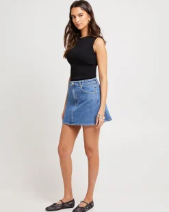 Aline Denim Skirt Reese