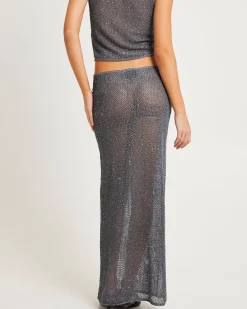 Alora Knit Sequin Maxi Skirt