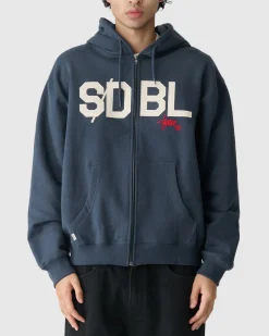 Applique Zip Thru Hoodie
