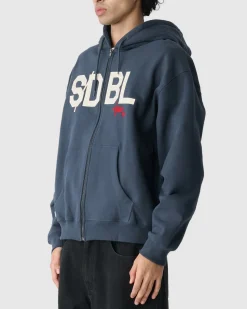 Applique Zip Thru Hoodie