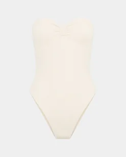 Aria Pinched Bandeau One Piece