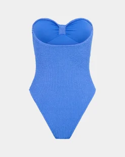Aria Pinched Bandeau One Piece