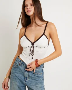 Arielle Contrast Knit Top