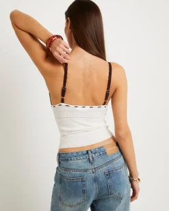 Arielle Contrast Knit Top
