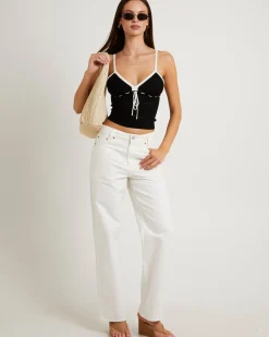 Arielle Contrast Knit Top