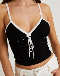 Arielle Contrast Knit Top