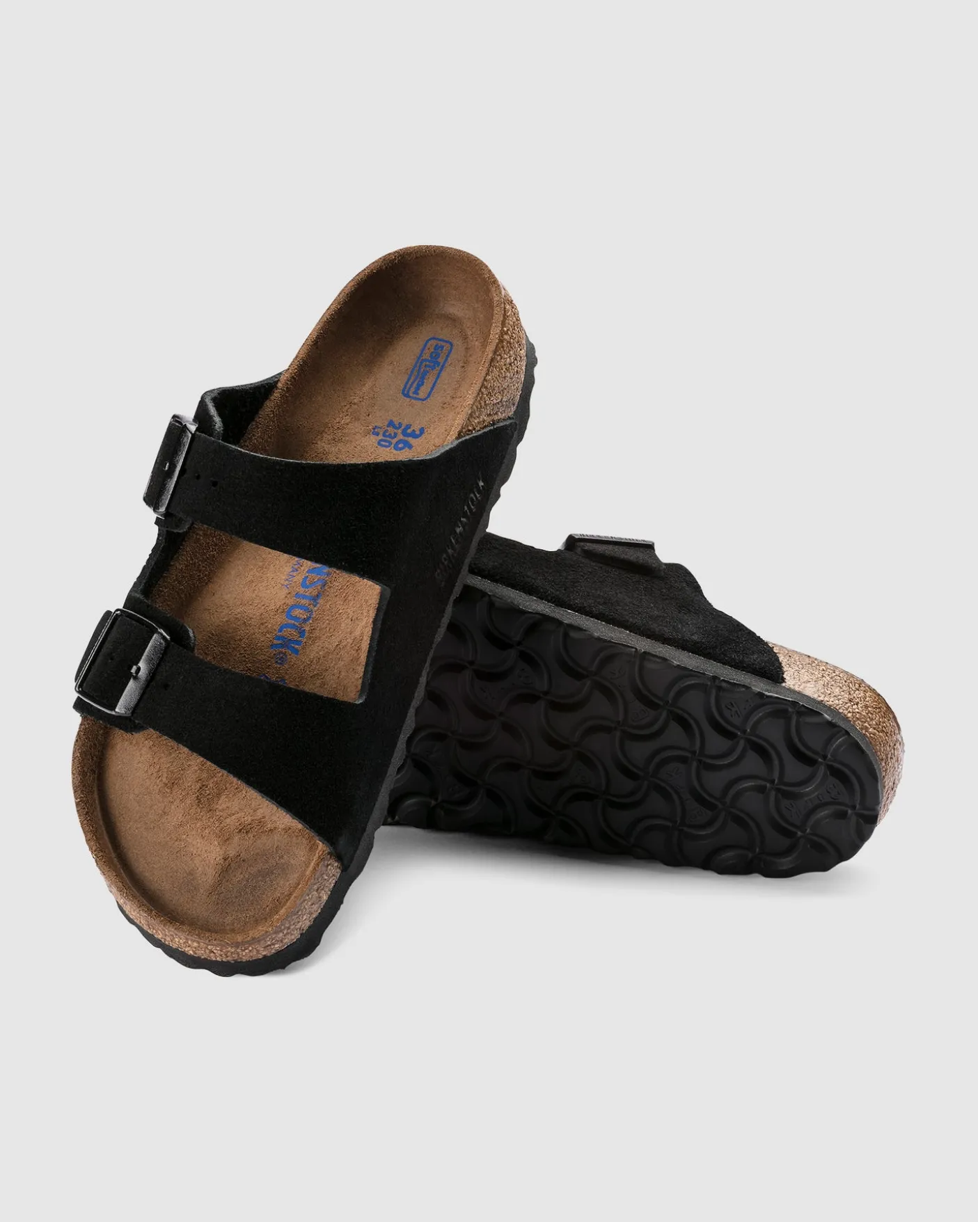 Arizona Soft Foot Bed Suede Leather Sandal
