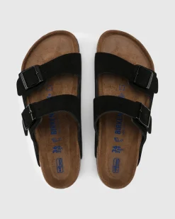 Arizona Soft Foot Bed Suede Leather Sandal