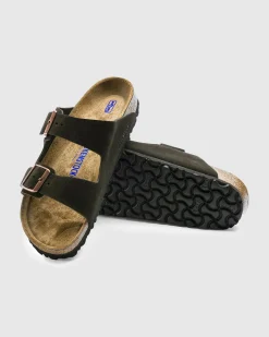 Arizona Soft Foot Bed Suede Leather Sandal