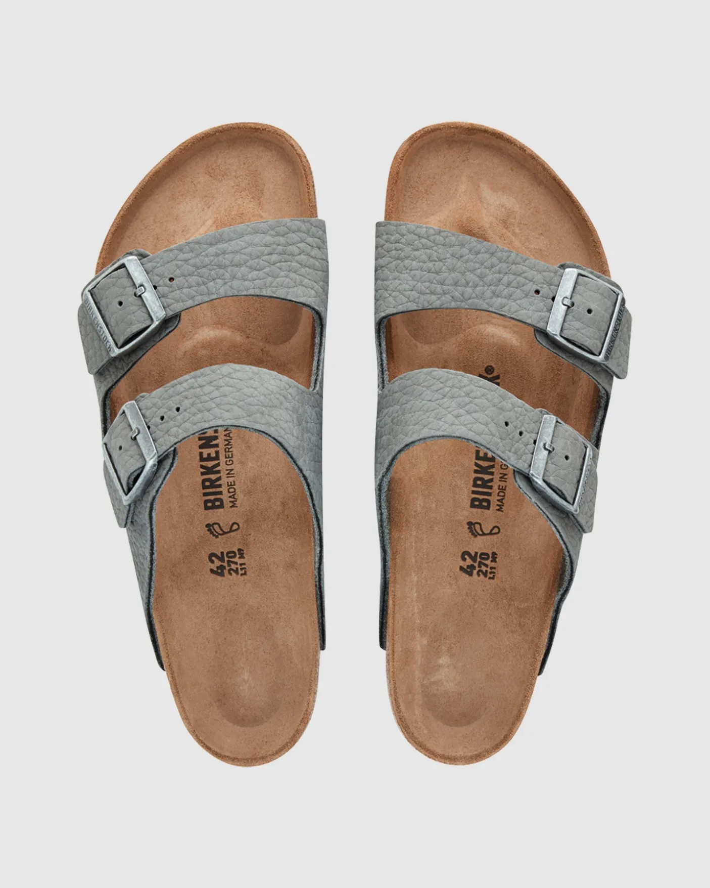 Arizona Soft Footbed Nubuck Leather Sandals