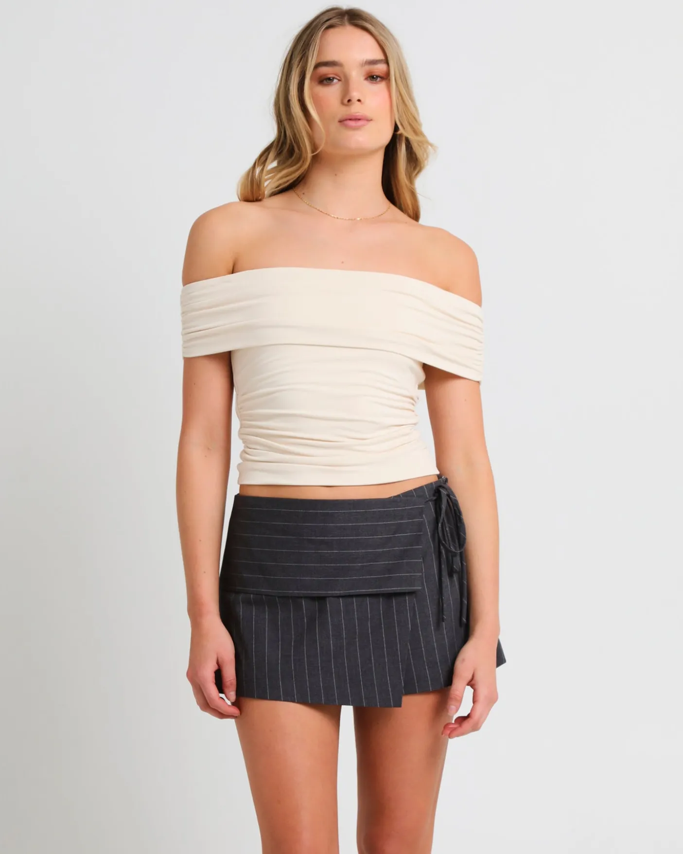 Armani Cold Shoulder Top