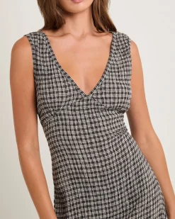 Asta Seersucker Maxi Dress