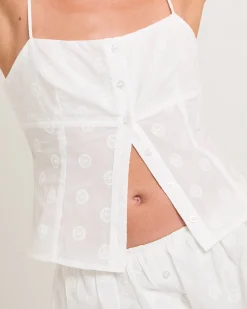 Audrey Button Up Cami Top