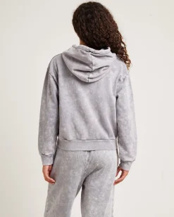 Australian Bones Zip Thru Hoodie Acid Grey
