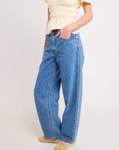 Baggy Dad Denim Jeans Own It Stone