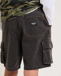 Baggy Denim Cargo Shorts