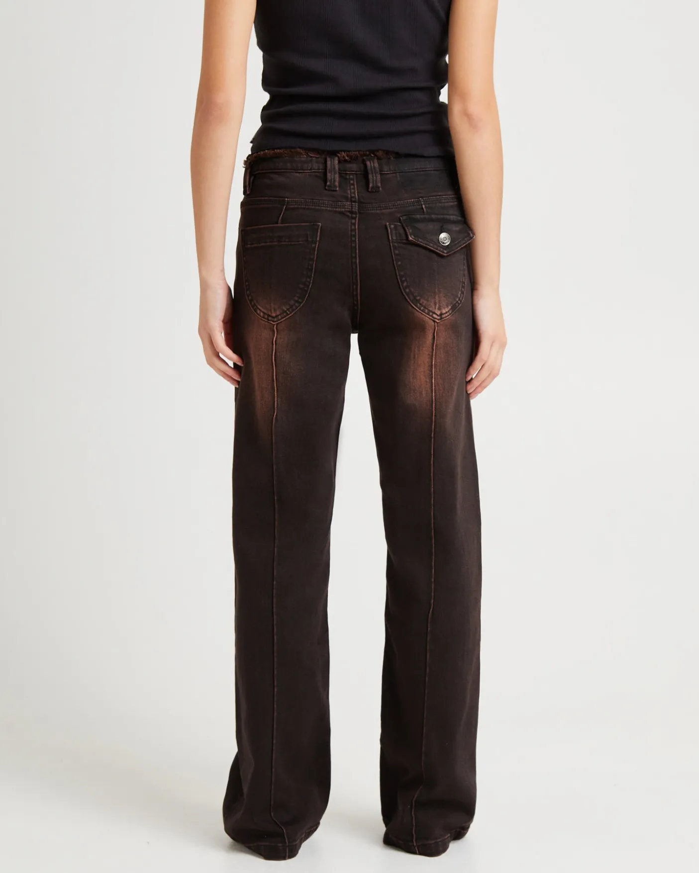 Bambi Fray Low Rise Jeans