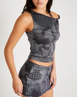 Bandana Slash Top