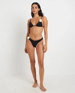 Banksy Corsage Bikini Set in Black