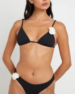 Banksy Corsage Bikini Set in Black