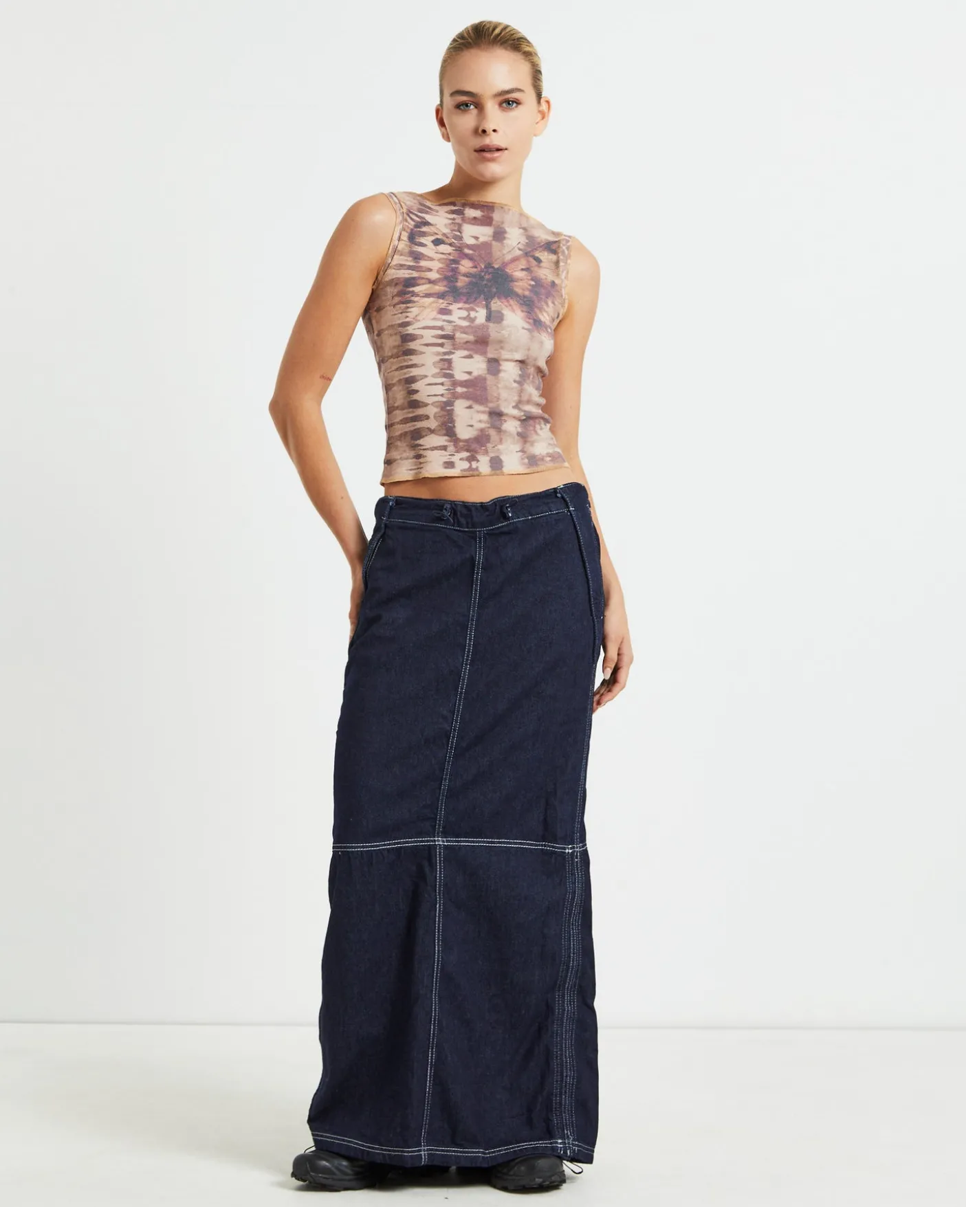 BDG Baggy Denim Maxi Skirt