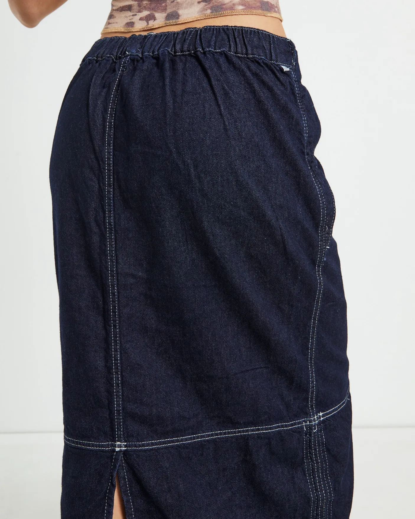 BDG Baggy Denim Maxi Skirt