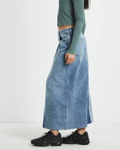 BDG Denim Midi Skirt in