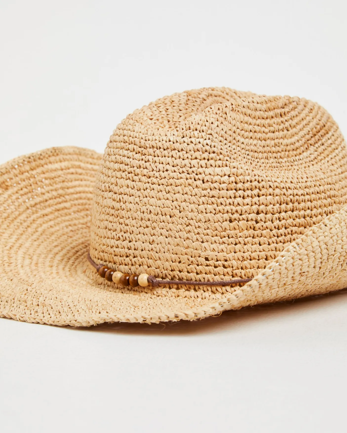 Beach Side Rafia Cowboy Hat