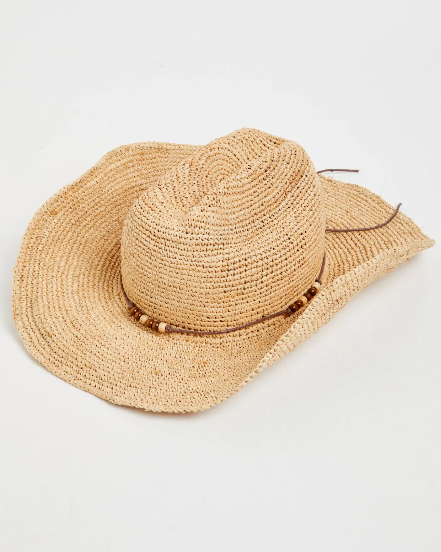 Beach Side Rafia Cowboy Hat
