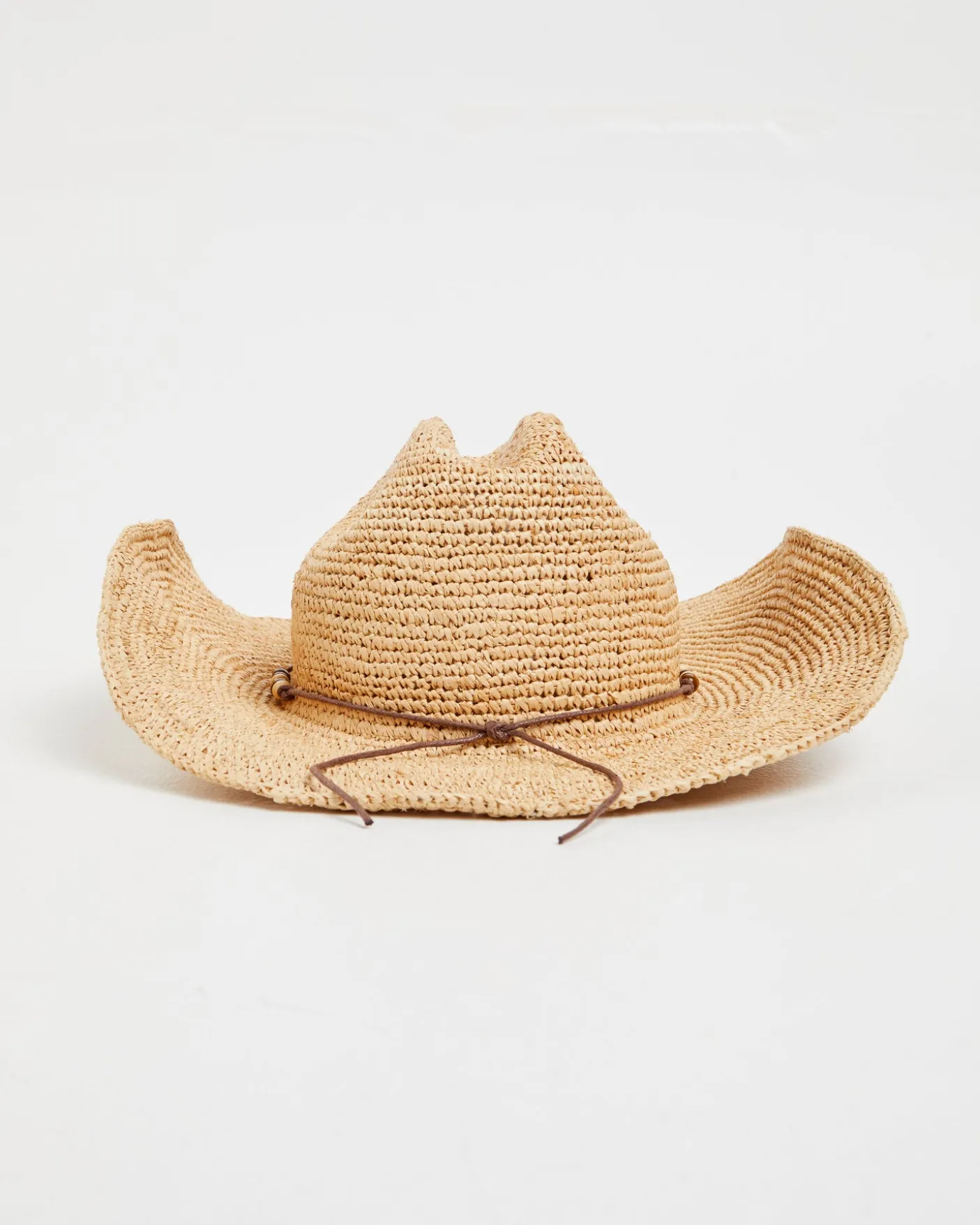 Beach Side Rafia Cowboy Hat