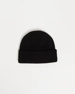 Beanie With Oval Logo Embroidery Patch