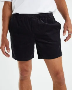 Bedford Cord Shorts Black
