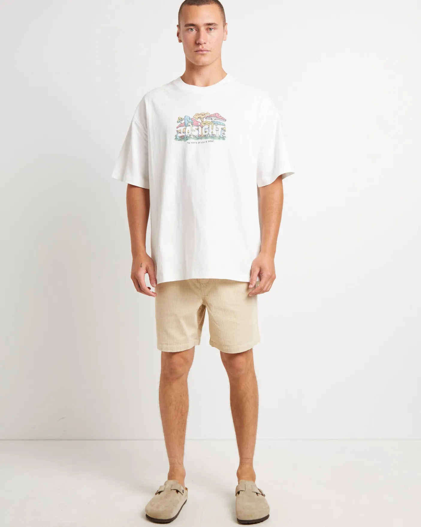 Bedford Cord Shorts in Latte
