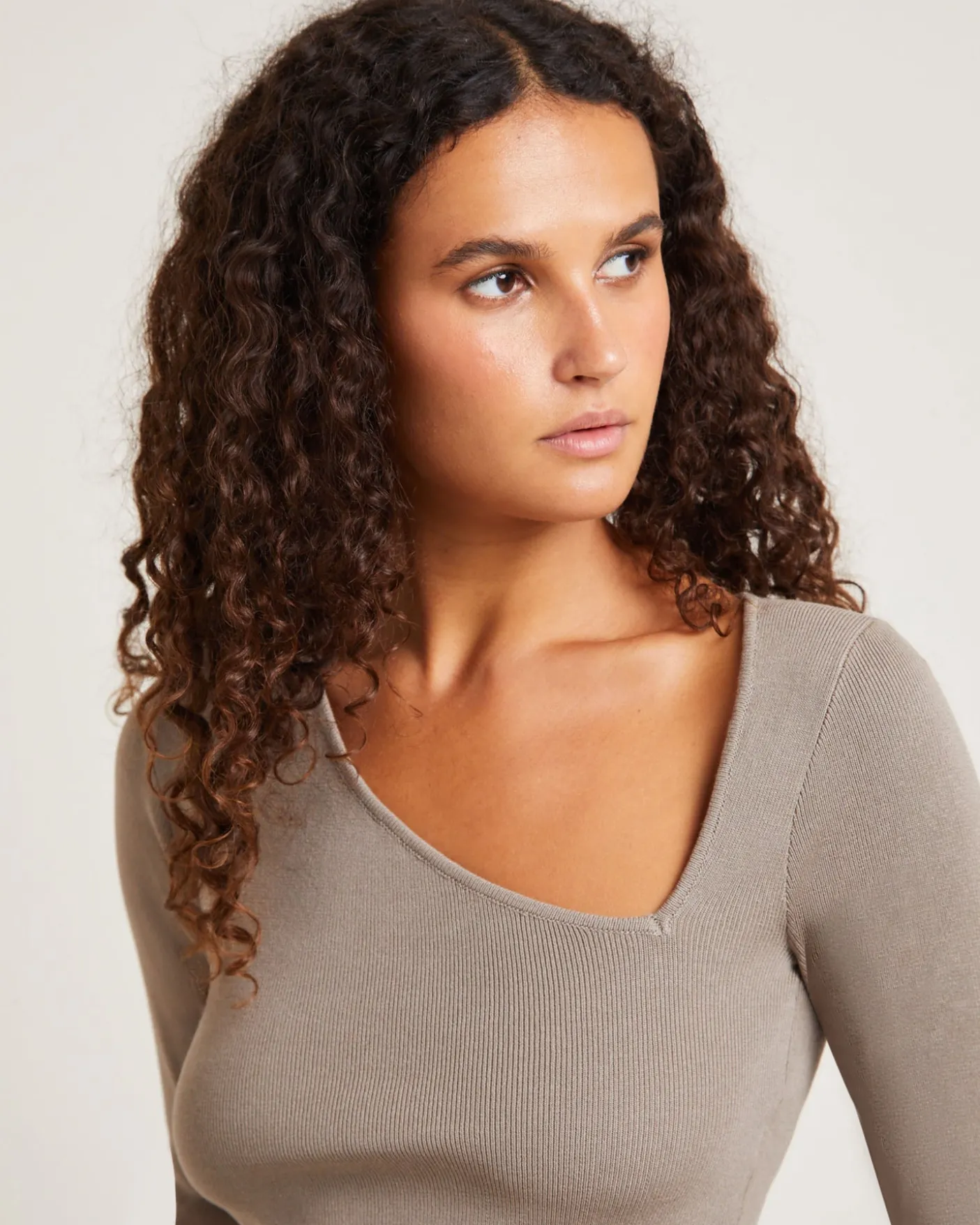 Bianka Cut Out Compact Knit Top