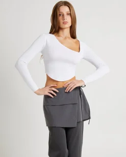 Bianka Cut Out Compact Knit Top