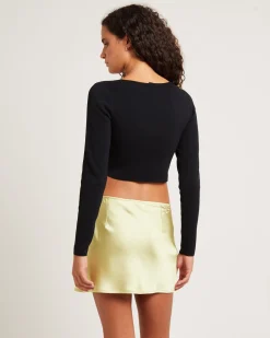 Bianka Cut Out Compact Knit Top