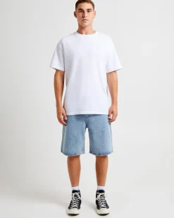 Big Ol Denim Shorts Light Blue