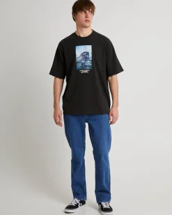 Billboards Baggy T-Shirt Worn Black